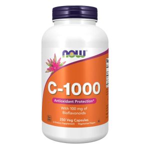 NOW FOODS Vitamin C-1000, con 100mg Bioflavonoidi - 250 caps