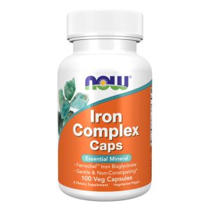 NOW FOODS Iron Complex 100 Veg Capsules - complesso ferro