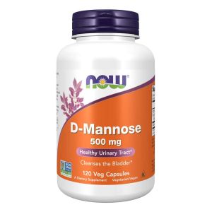 NOW FOODS D-Mannose (D-Mannosio), 500mg - 240 vcaps - salute del tratto urinario