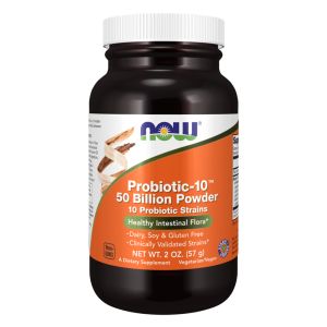 NOW FOODS Probiotic-10, 50 billion 57 g in Polvere