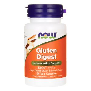 NOW FOODS Gluten Digest - 60 Veg Capsules - supporto gastrointestinale