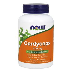 NOW FOODS Cordyceps 750 mg 90caps - VITAMINE