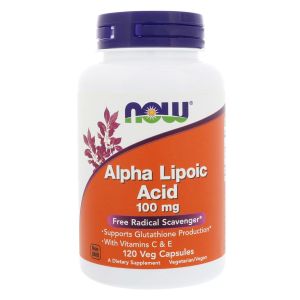 NOW FOODS Alpha Lipoic Acid 100mg, 120 compresse - Acido alfa lipoico
