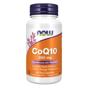 NOW FOODS CoQ10 200mg 60 capsule - coenzima Q10