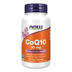 NOW FOODS CoQ10 30mg 60 Vcapsule - supporto cardiovascolare