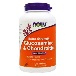 NOW FOODS Glucosamine & Chondroitin Extra Strength - 120 tabs