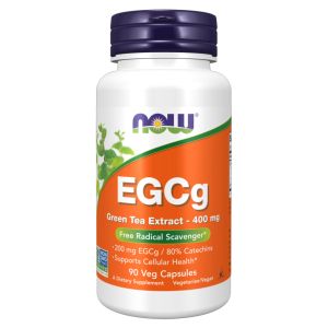 NOW FOODS EGCg Green Tea ext.400mg 50% EGCg 90 capsule - estratto tè verde