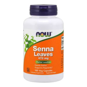 NOW FOODS Senna Leaves, 470mg - 100 vcaps - estratto di foglie di senna