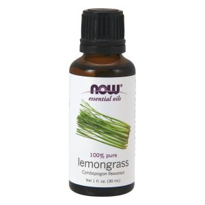 NOW FOODS Essential Oil Lemongrass Oil - 30ml - Olio di citronella puro 100%