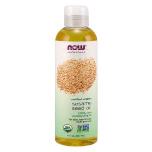 NOW FOODS Sesame Seed Oil, Organic - 250 ml - olio di semi di sesamo