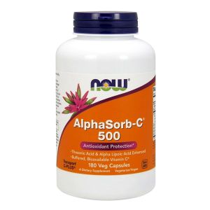 NOW FOODS Alphasorb-C 500 mg 180 Capsule - VITAMINE