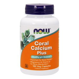 NOW FOODS Coral Calcium Plus 100 vcaps - Calcio Corallino