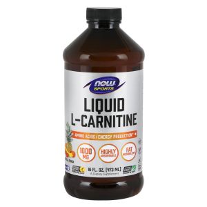 NOW Foods - L-Carnitine liquid, 1000g - 473ml - Tropical punch (L-Carnitina)