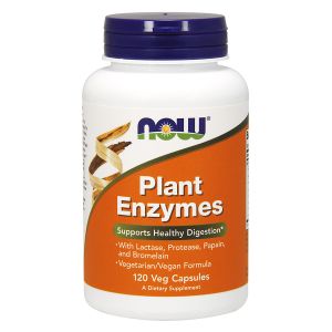 NOW FOODS Plant Enzymes 120 vcaps Enzimi delle piante - VITAMINE