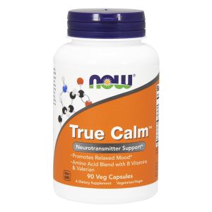 NOW FOODS True Calm Amino Relaxer 90 VCapsule - rilassante antistress