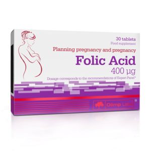 Olimp Labs Folic Acid 400mcg 30 tablets - VITAMINE