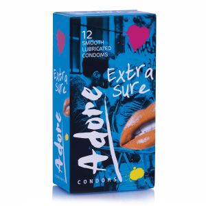 PASANTE ADORE EXTRA SURE - preservativi - CONFEZIONE DA 12 PEZZI - profilattici