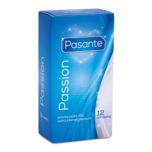 PASANTE PASSION (ex Ribbed) - Preservativi stimolanti - 12 profilattici