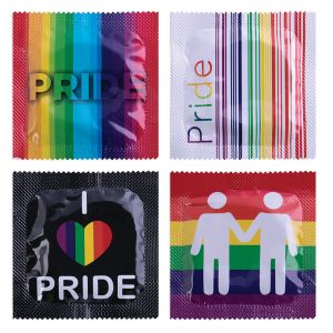 Pasante Pride - Preservativi naturali dedicati al Gay Pride in confezioni colorate - profilattici (SFUSI)