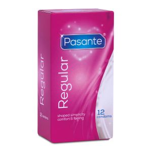 PASANTE REGULAR - Preservativi classici - CONFEZIONE DA 12 PEZZI - profilattici