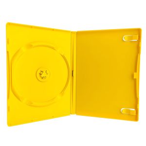 OEM Custodia Singola 14mm Gialla in plastica per DVD o CD