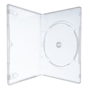 OEM Custodia Doppia 14mm Trasparente Satinata in plastica per DVD o CD - XR00030TK_1