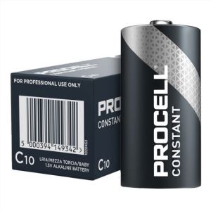PROCELL Batterie Alcaline CONSTANT Baby C 1,5V LR14 - Conf. 10 pezzi