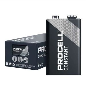 PROCELL Batterie Alcaline CONSTANT E-Block 9V 6LR61 - Conf. 10 pezzi