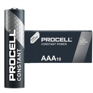 PROCELL Batterie Alcaline CONSTANT Mini-Stilo AAA 1,5V LR03 - Conf. 10 pezzi
