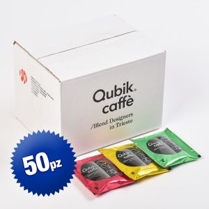 Qubik Caffè cialde ESE 44 gusto 8:20 - Confezione da 50