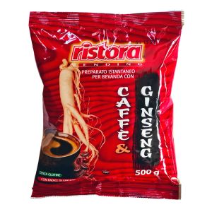 Ristora Caffè in polvere solubile istantaneo al GINSENG - pacco da 500g