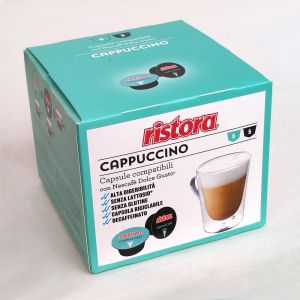 Ristora capsule Dolce Gusto CAPPUCCINO DECAFFEINATO SENZA LATTOSIO - conf 10