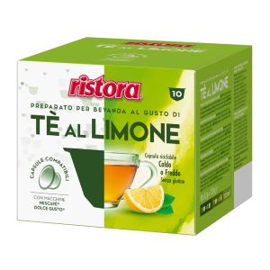 Ristora capsule compatibili Dolce Gusto Tè al LIMONE - conf. 10 pz.