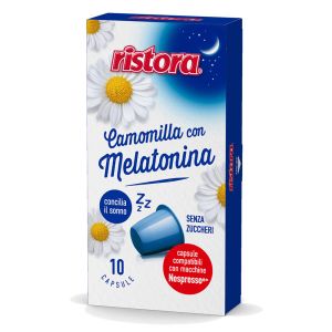 Ristora capsule compatibili Nespresso CAMOMILLA con MELAT. - confezione 10 pz.