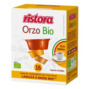 Ristora capsule compatibili A Modo Mio CAFFE ORZO - confezione 16 pz.