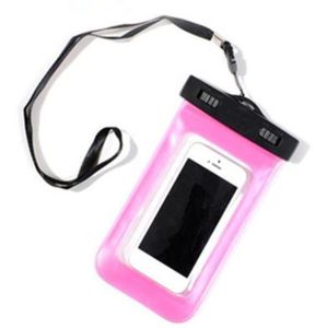 Custodia impermeabile universale per smartphone Waterproof PVC NON subacquea colore ROSA