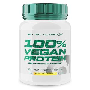 SCITEC 100% Vegan Protein 1000g - Biscuit-Pear (Biscotto e Pera)