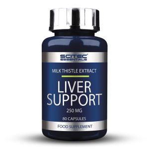 SCITEC Liver Support - 80 caps (estratto di cardo mariano, salute del fegato)