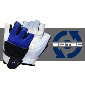 SCITEC NUTRITION Glove Scitec Blue Style - GUANTI taglia S