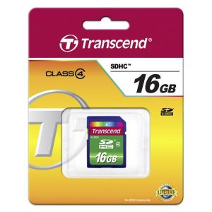 SDHC Trascend 16GB Classe 4memory card - TS16GSDHC4