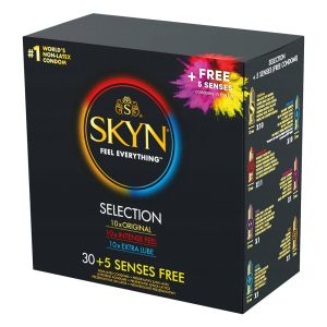 SKYN 5 SELECTION - 30 Preservativi misti + 5 omaggio