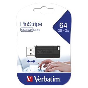 Verbatim  Store'n'Go PinStripe USB Pendrive da 64Gb - 49065