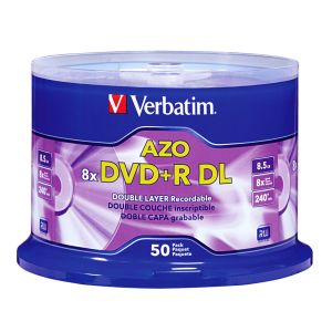 Verbatim 50 DVD+R DL Double Layer AZO 8.5GB 8x - 97000