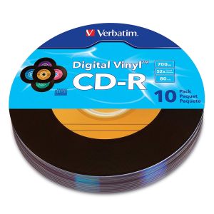 Verbatim 10 CD-R Digital Vinyl 700MB 80 Min 52X, in shrink - 98139