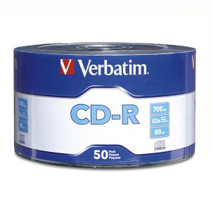 Verbatim 50 CD-R 52x 700Mb, Cellwrap - 97488