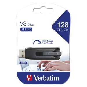 Verbatim Pendrive V3 USB 3.1 e 3.0 da 128Gb - 49189
