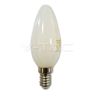 LAMPADINA LED V-Tac E14 4W 6400K Candela Filamento VT-1924 - 7103 Bianco Freddo