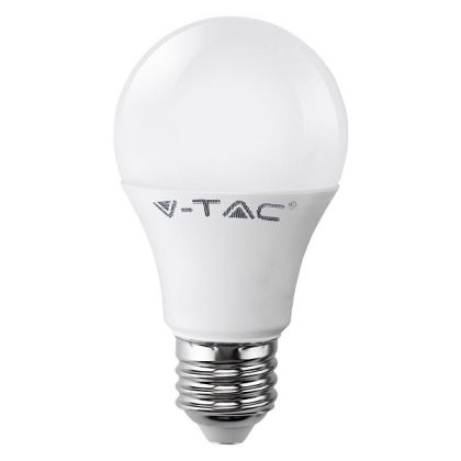 Lampadina LED V-Tac E27 9W A60 6400K Termoplastica VT-2099 7262 - Bianco Freddo