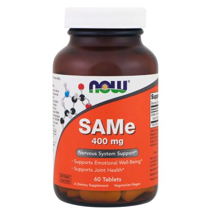 NOW Foods - SAMe 400mg - 60 compresse - Supporto sistema nervoso