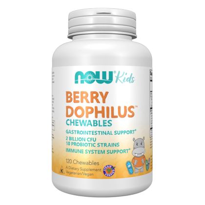 NOW FOODS BerryDophilus - 120 compresse masticabili - probiotico